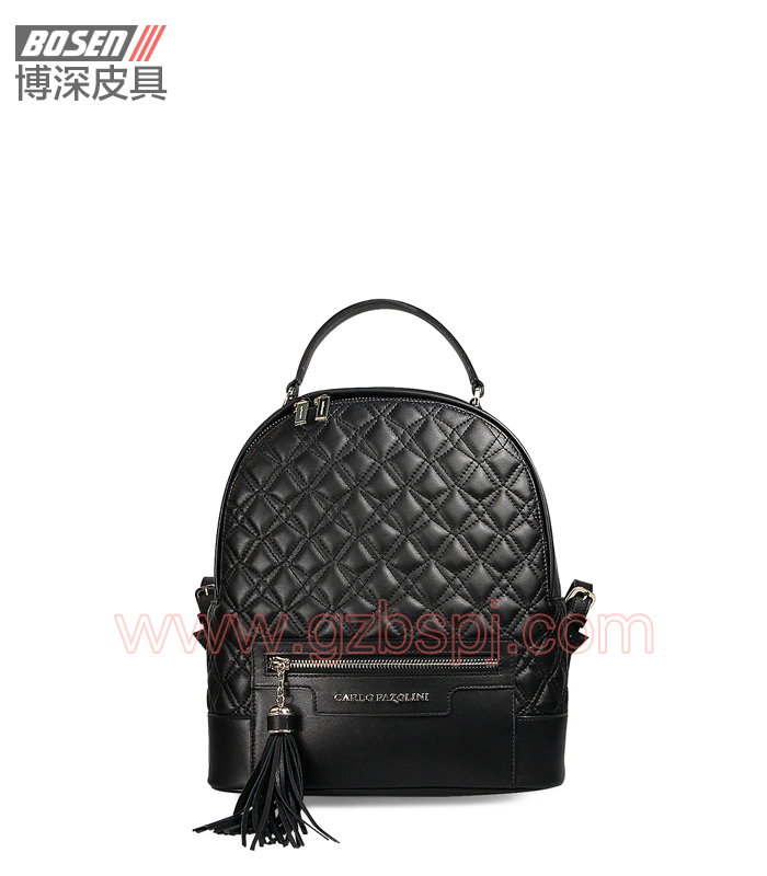 女雙肩包|女包OEM|真皮背包|頭層牛皮|廣州皮具廠 BSWB004001